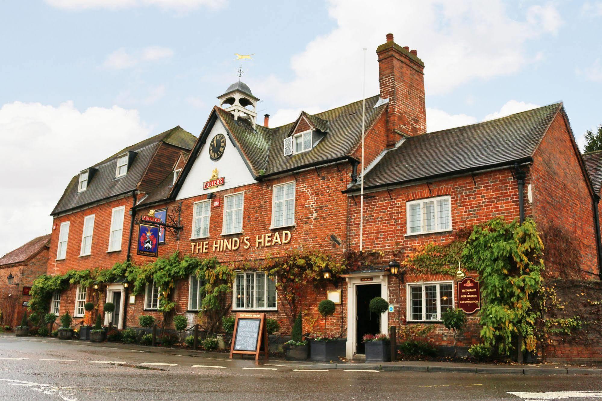 Hotel Hinds Head Aldermaston Exteriér fotografie
